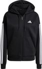 Essentials 3-STRIPES Full-zip Fleece Hoodie Women