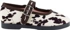 Gong-fu Bailarina Terciopelo Animal Print Women