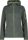 Woman Fleece Fleece Jacket Fixed Hood