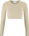 Collective RIB Cropped Long Sleeve TOP Women