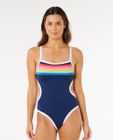 Surf Stripe Cheeky One Piece