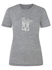 W Flower Boots Tee