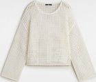 Mila Open Knit Crop Crew