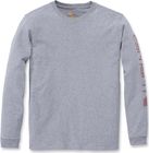 Loose Fit Heavyweight Long-sleeve Logo Sleeve Graphic T-shirt