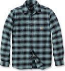 Rugged Flex Relaxed Fit Midweight Flannel Long-sleeve Plaid Shirt