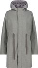 Woman Padded Padded Coat Snaps Hood