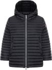 Quilted Hoodie Cape, Natural Down Light Weight