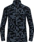 The Merino Warm Jacquard Half-zip Base Layer top