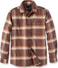 Rugged Flex Relaxed Fit Midweight Flannel Long-sleeve Plaid Shirt