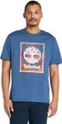 Mens Front Seasonal Stack Logo Graphic Tee