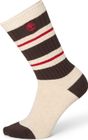 Mens 1 Pack Multi Stripe Crew