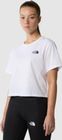 Womens Simple Dome Cropped Slim Tee