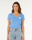 RC Heart V Neck Tee