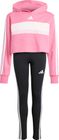 Seasonal Essentials Tiberio 3 Stripes Fleece Leggings SET Junior Girls