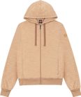 Slubby Texture Zip UP Hoodie