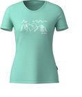 Women Printshirt Sunset Merino-tencel(tm)