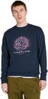 Mens Front Seasonal Tree Logo Graphic Crewnec