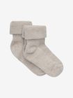 Baby rib Sock w. Fold (2-pack)