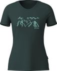 Women Printshirt Sunset Merino-tencel(tm)