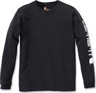 Loose Fit Heavyweight Long-sleeve Logo Sleeve Graphic T-shirt
