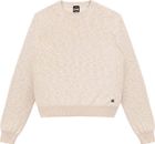 Crewneck Slub Effect Cotton Jumper