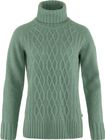 övik Cable Knit Roller Neck W