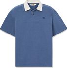 Mens Textured Polo