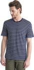M M 125 Cool-lite Drayden Short Sleeve Tee Stripe