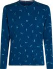 Men Mer 200 Oasis Long Sleeve Crewe Snow Day AOP