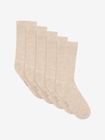Wool Socks 5-Pack Solid