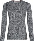 Women Mer 200 Oasis Long Sleeve Crewe Flock AOP