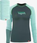 Langarm-shirt Merino Traumtagerl Moorgrün