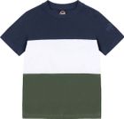 Color Block Crew Neck Piquet Shirt