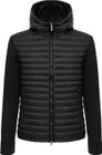 Multi Material Hoodie Jacket