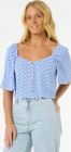 SAN Carlos Button Through TOP