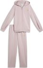 Essentials Script Glitter Full-zip Sweat Suit FL G