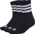 3 Stripes Cushioned Sportswear Mid Cut Socks 3 Pair Pack Men & Women
