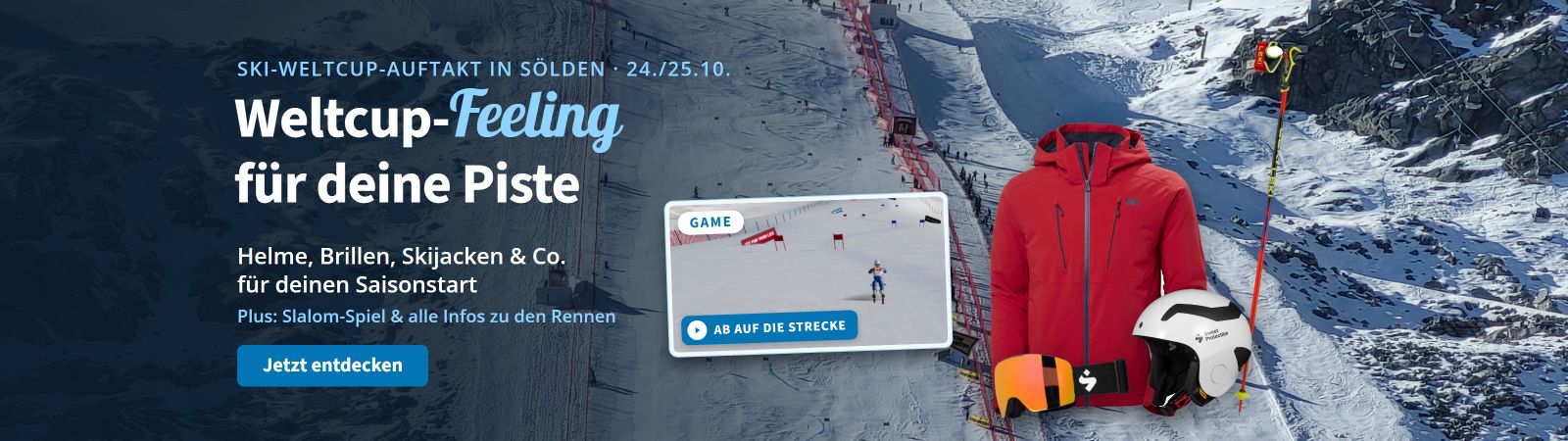 Weltcup-Feeling für deine Piste: Skiausrüstung zum Weltcup-Auftakt in Sölden