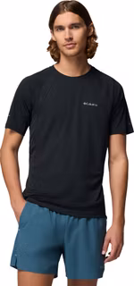 Columbia Stealth Spring Short Sleeve Tee Herren T-Shirt für sämtliche Outdoor Aktivitäten