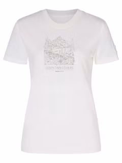 Super.Natural W Mountain Lovers BIO J Tee Damen T-Shirt für sämtliche Outdoor Aktivitäten