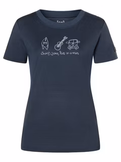 Super.Natural W VAN Life BIO J Tee Damen T-Shirt für sämtliche Outdoor Aktivitäten