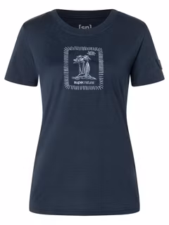 Super.Natural W Palm Island BIO J Tee Damen T-Shirt für sämtliche Outdoor Aktivitäten