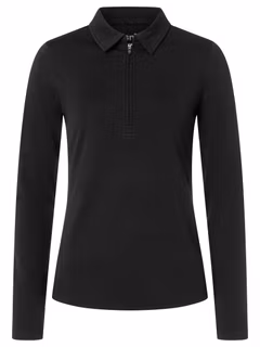 Super.Natural W LUX Zip Polo LS Damen T-Shirt für sämtliche Outdoor Aktivitäten