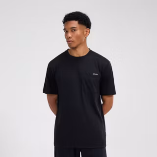 Berghaus Relaxed Kurzarm Tech-Shirt für Herren - Schwarz Herren T-Shirt für sämtliche Outdoor Aktivitäten