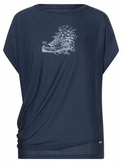 Super.Natural W Flower Sneakers Loose Tee Damen Laufshirt
