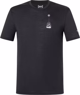 Super.Natural M Teabag World Tee Herren T-Shirt für sämtliche Outdoor Aktivitäten