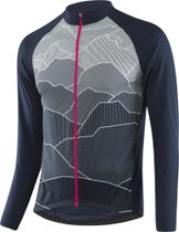 Men Bike Long Sleeve Jersey Full Zip Hills Mid
