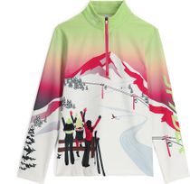 Sunset Zip T-neck