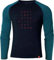 Langarm-shirt Merino Kopf Frei