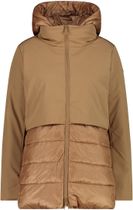 Woman Long Jacket Zip Hood